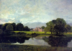 Oil constable,john Painting - Malvern Hall in Warwickshire  - c. 1820 by Constable,John