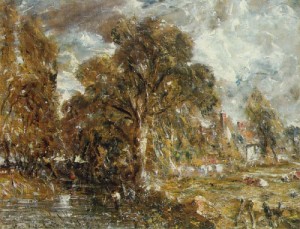 Oil constable,john Painting - On the Stour  c.1834 by Constable,John