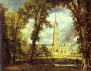 Oil constable,john Painting - Salisbury Cathedral, from the Bishop's Grounds. 1823 by Constable,John
