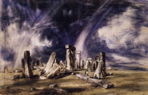 Oil constable,john Painting - Stonehenge   1835 by Constable,John