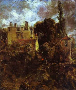 Oil constable,john Painting - The Admiral's House. c.1820-1823 by Constable,John