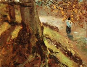 Oil constable,john Painting - Tree Trunks, Victoria and Albert Museum at London by Constable,John