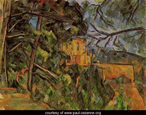 Oil Painting - cezanne498  Chateau Noir 4 by Cezanne,Paul