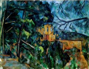 Oil cezanne,paul Painting - Chateau Noir 1900-04 by Cezanne,Paul