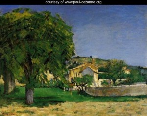  Photograph - Chestnut Trees And Farmstead Of Jas De Bouffin by Cezanne,Paul