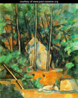 Oil cezanne,paul Painting - Cistern In The Park At Chateau Noir by Cezanne,Paul