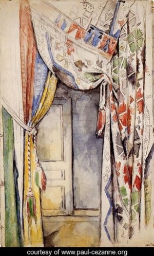  Photograph - Curtains by Cezanne,Paul