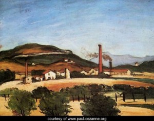  Photograph - Factories Near Mont De Cengle by Cezanne,Paul