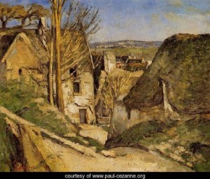 Oil cezanne,paul Painting - House Of The Hanged Man Auvers Sur Oise by Cezanne,Paul