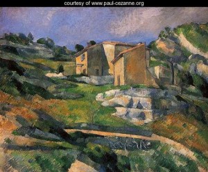 Oil cezanne,paul Painting - Houses In Provence The Riaux Valley Near L Estaque by Cezanne,Paul