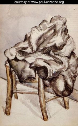 Oil cezanne,paul Painting - Jacket On A Chair by Cezanne,Paul