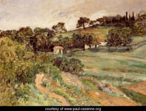 Oil landscape Painting - Landscape In Provence by Cezanne,Paul