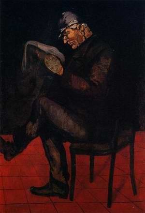 Oil the Painting - Louis Auguste Cezanne Father Of The Artist by Cezanne,Paul