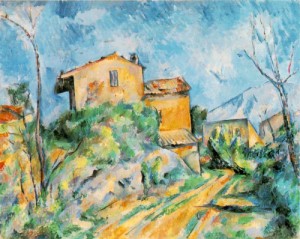Oil cezanne,paul Painting - Maria with a View of Chateau Noir  c.1895 by Cezanne,Paul