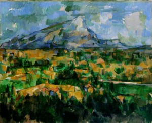 Oil cezanne,paul Painting - Mont Sainte Victoire 1902-04 by Cezanne,Paul