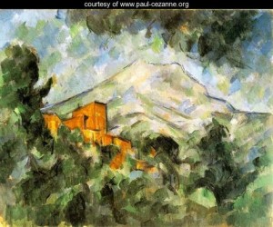 Oil cezanne,paul Painting - Mont Sainte Victoire 2 by Cezanne,Paul