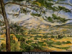 Oil cezanne,paul Painting - Mont Sainte Victoire (Courtauld) by Cezanne,Paul