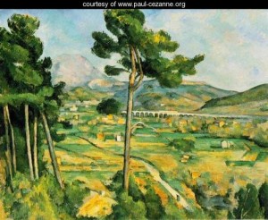 Oil cezanne,paul Painting - Mont Sainte Victoire (Metropolitan) by Cezanne,Paul
