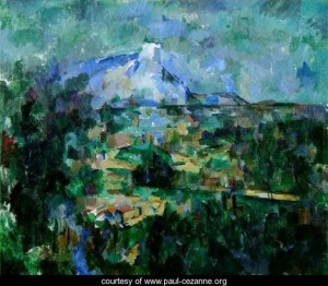 Oil cezanne,paul Painting - Mont Sainte Victoire Seen From Les Lauves3 by Cezanne,Paul