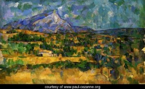 Oil cezanne,paul Painting - Mont Sainte Victoire10 by Cezanne,Paul