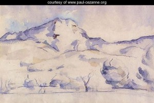Oil cezanne,paul Painting - Mont Sainte Victoire2 by Cezanne,Paul