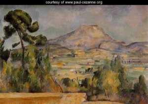 Oil cezanne,paul Painting - Mont Sainte Victoire3 by Cezanne,Paul