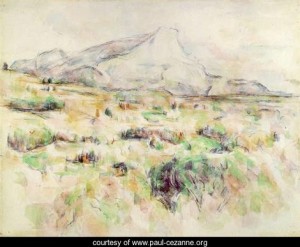 Oil cezanne,paul Painting - Mont Sainte Victoire4 by Cezanne,Paul