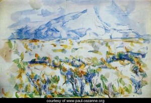Oil cezanne,paul Painting - Mont Sainte Victoire7 by Cezanne,Paul