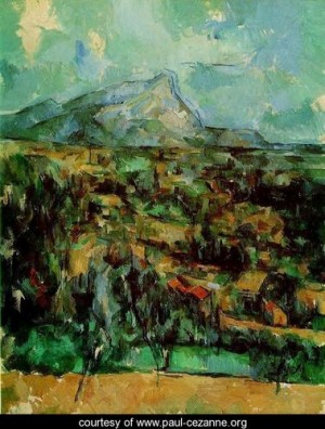 Oil cezanne,paul Painting - Mont Sainte Victoire8 by Cezanne,Paul