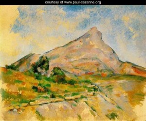Oil cezanne,paul Painting - Mont Sainte Victoire9 by Cezanne,Paul