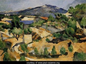 Oil cezanne,paul Painting - Mountains In Provence (near L Estaque) by Cezanne,Paul