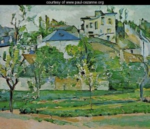 Oil cezanne,paul Painting - Orchard In Pontoise by Cezanne,Paul