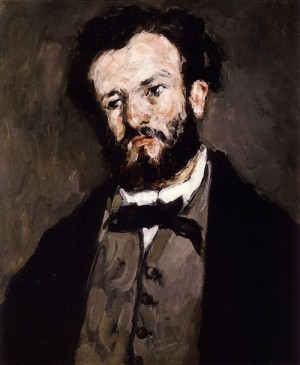 Oil Portrait Painting - Portrait d'Antony Valabregue  1869-70 by Cezanne,Paul