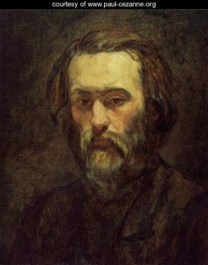  Photograph - Portrait Of A Man by Cezanne,Paul