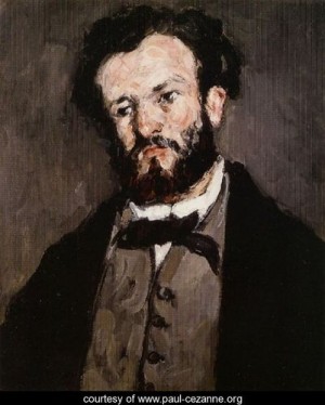  Photograph - Portrait Of A Man3 by Cezanne,Paul