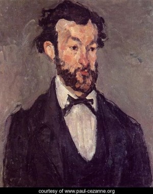 Oil cezanne,paul Painting - Portrait Of Antoine Valabregue by Cezanne,Paul