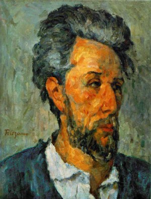 Oil portrait Painting - Portrait of Chocquet  1875 by Cezanne,Paul