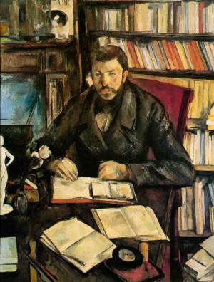 Oil portrait Painting - Portrait of Gustave Geffroy     1895 by Cezanne,Paul