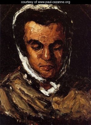 Oil portrait Painting - Portrait Of Marie Cezanne The Artists Sister by Cezanne,Paul