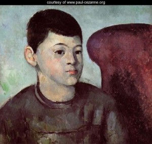 Oil portrait Painting - Portrait Of Paul Cezanne The Artists Son by Cezanne,Paul
