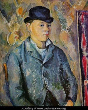 Oil portrait Painting - Portrait Of The Artists Son Paul by Cezanne,Paul