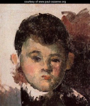 Oil portrait Painting - Portrait Of The Artists Son (unfinished) by Cezanne,Paul
