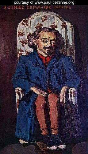 Oil Portrait Painting - Portrait Of The Painter Achille Emperaire by Cezanne,Paul