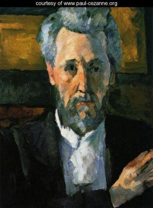 Oil portrait Painting - Portrait Of Victor Chocquet2 by Cezanne,Paul