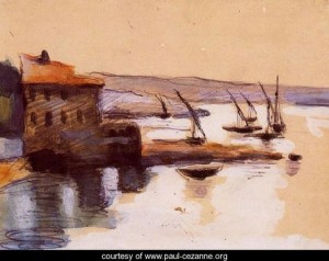 Oil seascape Painting - Seascape by Cezanne,Paul
