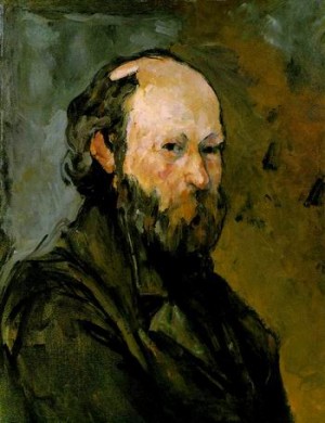 Oil portrait Painting - Self Portrait by Cezanne,Paul