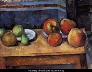 Oil cezanne,paul Painting - Still Life Apples And Pears by Cezanne,Paul