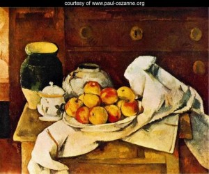Oil still Painting - Still Life by Cezanne,Paul