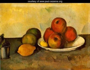 Oil still Painting - Still Life With Apples by Cezanne,Paul