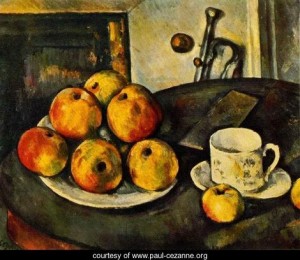 Oil still Painting - Still Life With Apples3 by Cezanne,Paul
